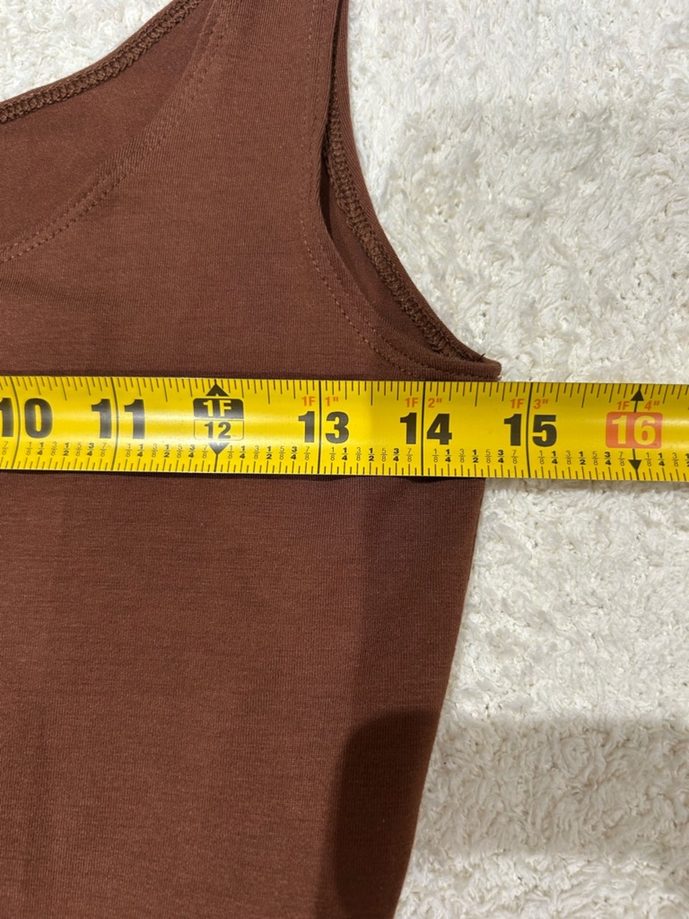 Quince Tencel Jersey Fit Flare Midi Dress Brown Stretchy Size M NWT Classic Chic - Picture 9 of 11